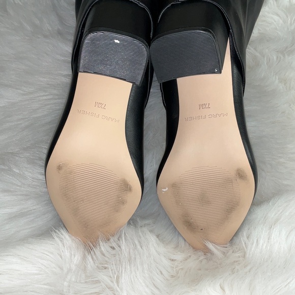 Marc Fisher Block Heel Pointy Toe  Boots - Picture 6 of 10